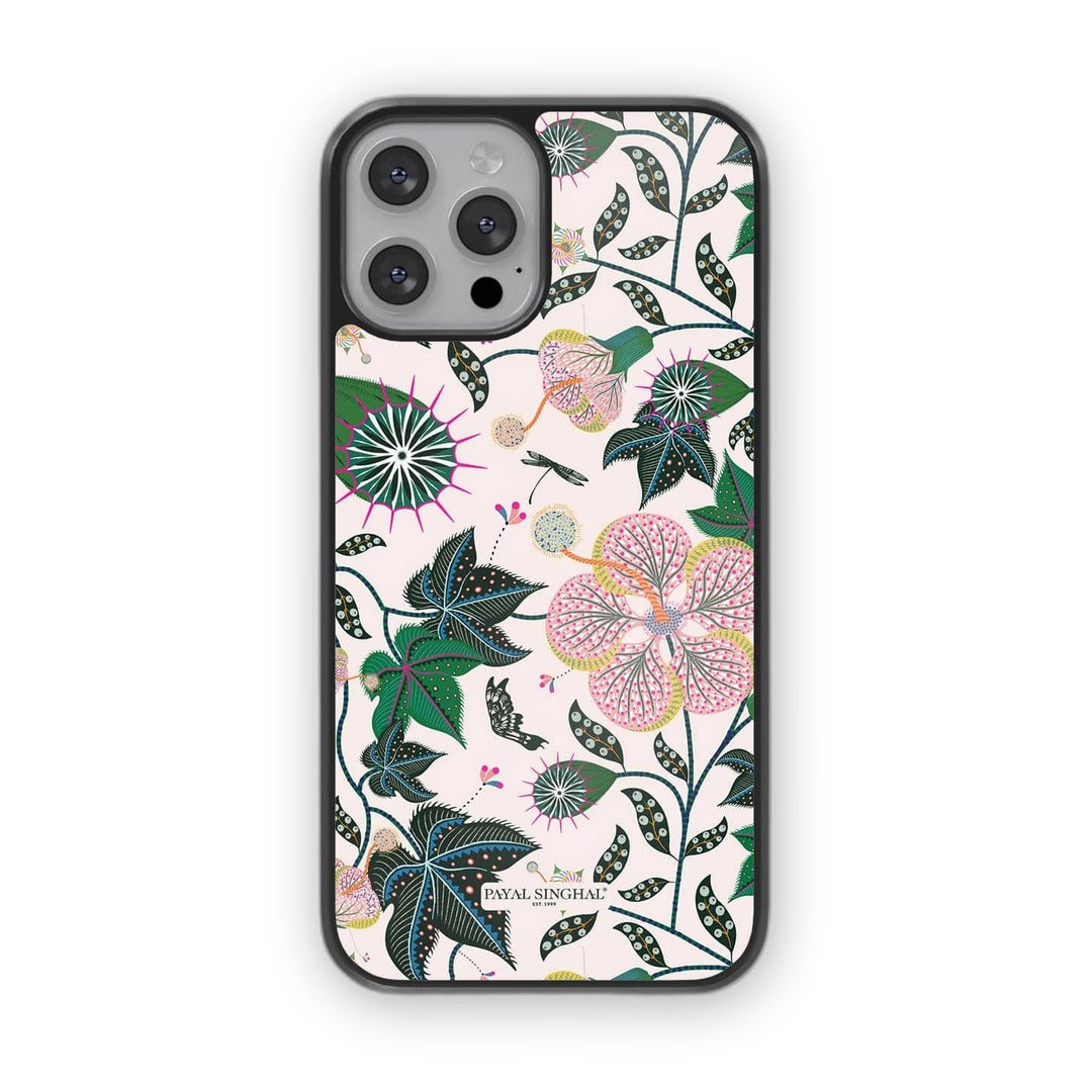 Payal Singhal Abutilon White Glass iPhone Case for iPhone 13 Pro Max | Macmerise
