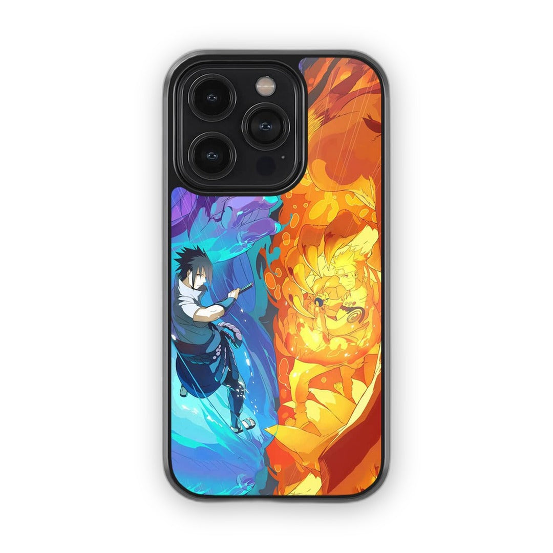 Susanoo Vs Kurama Glass iPhone Case for iPhone 14 Pro | Macmerise
