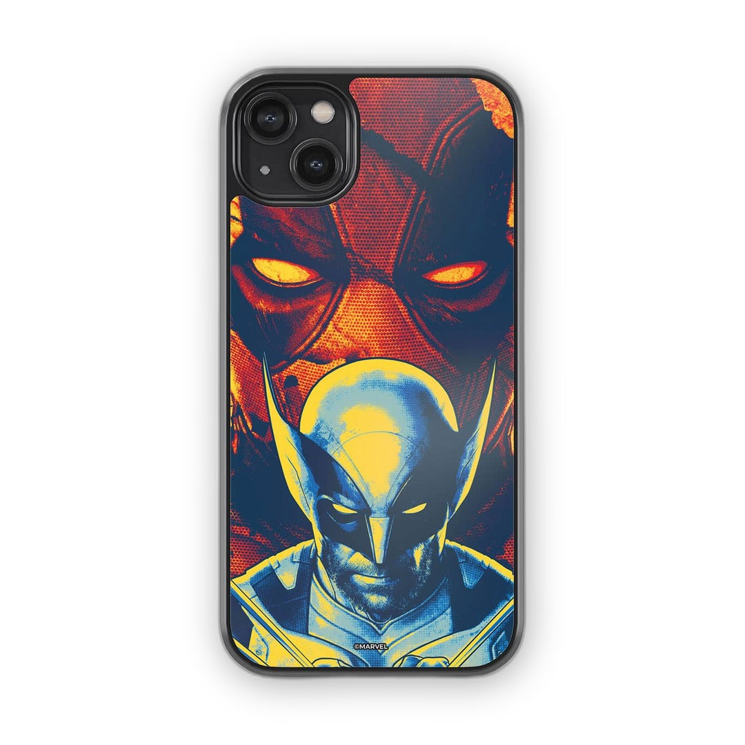 Deadpool Flame Glass iPhone Case for iPhone 14 Plus | Macmerise