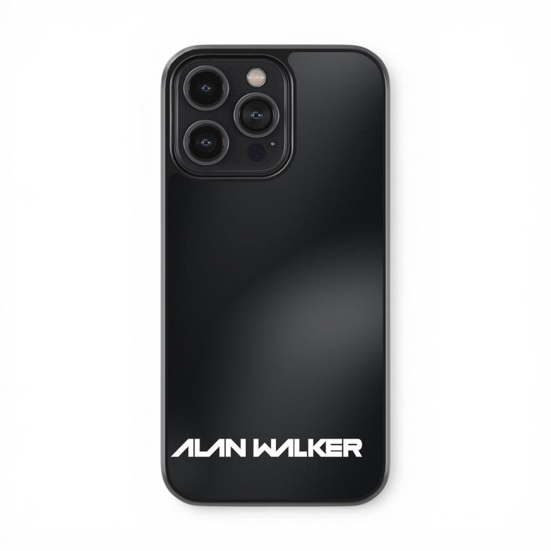 Alan Walker Aw White Glass iPhone Case for iPhone 14 Pro Max | Macmerise