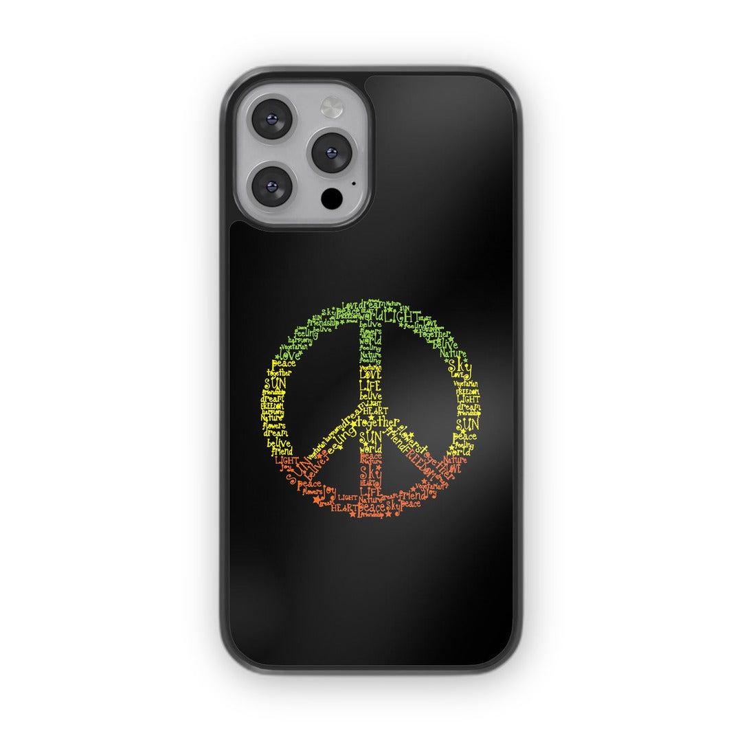 Symbol of Peace Glass iPhone Case for iPhone 13 Pro | Macmerise