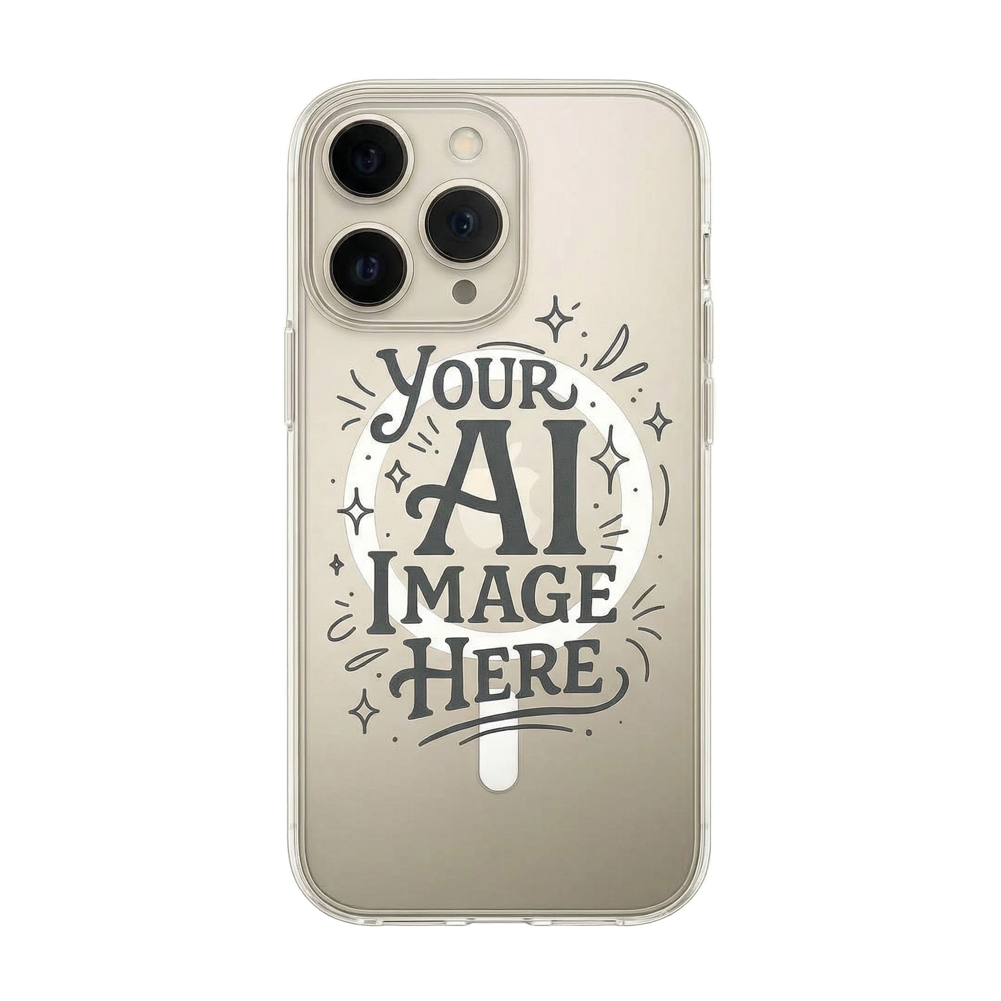 Custom AI iPhone Clear Case - Clarity | Macmerise