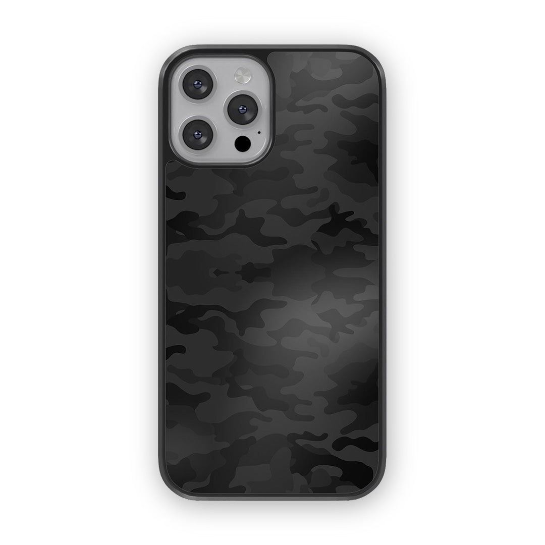 Camo Army Black Glass iPhone Case for iPhone 13 Pro | Macmerise