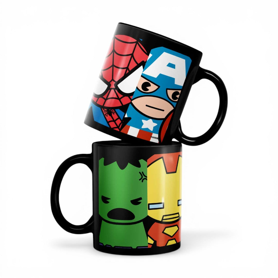 Kawaii Marvel Superheroes Coffee Mug | Macmerise
