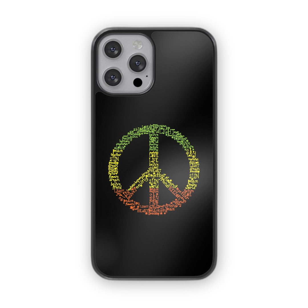 Symbol of Peace Glass iPhone Case for iPhone 12 Pro | Macmerise