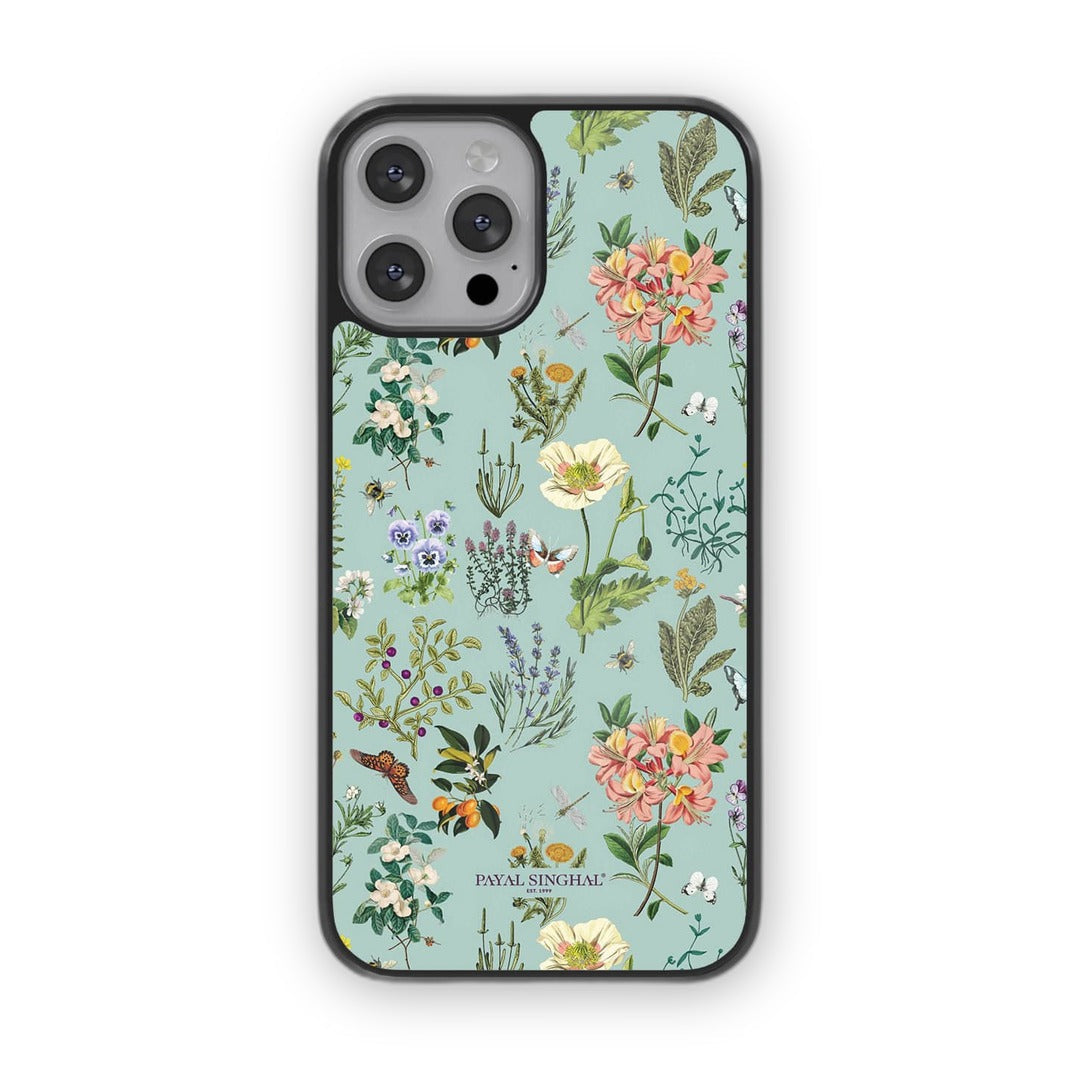 Payal Singhal Titli iPhone 13 Pro Cover Aqua - front view | Macmerise
