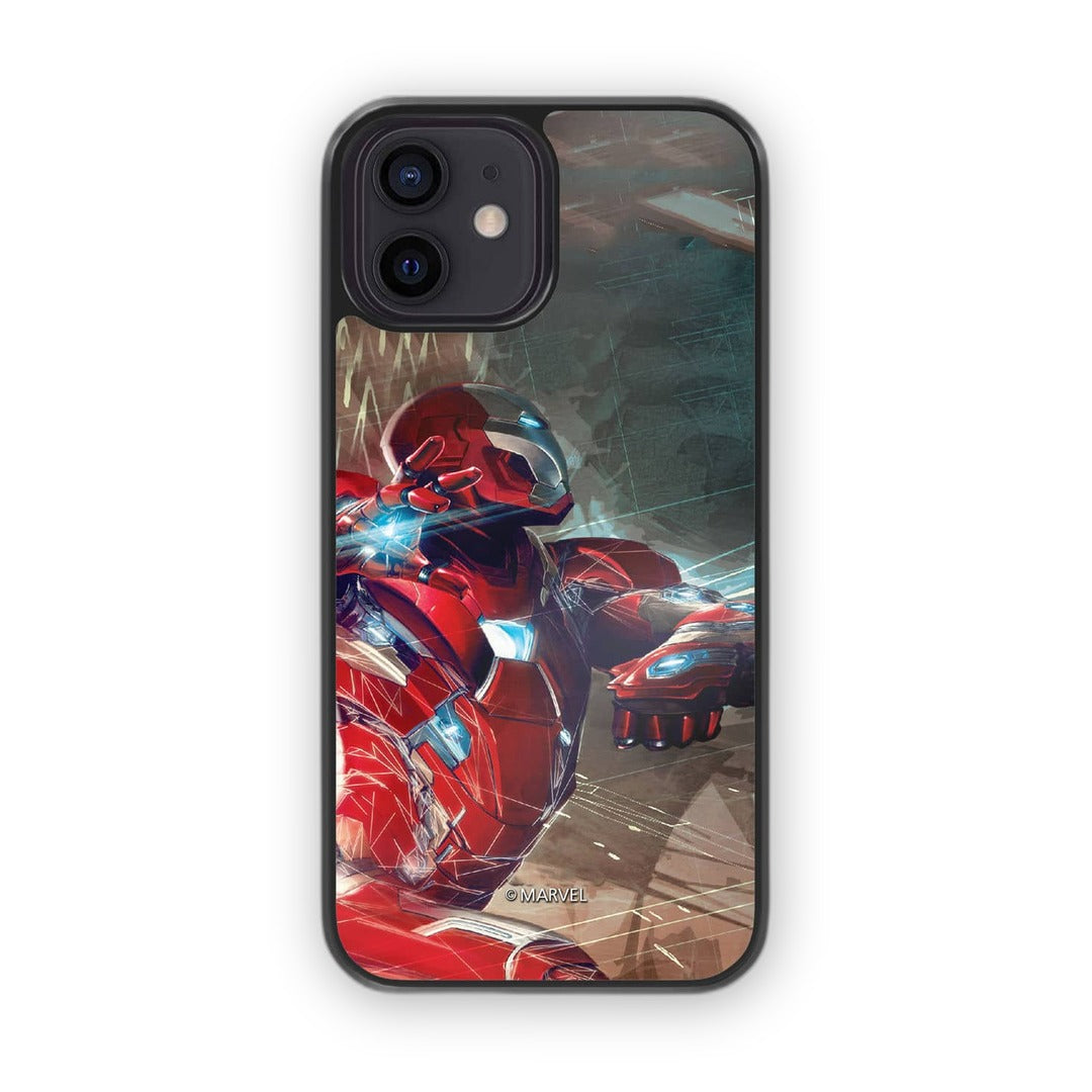 Ironman Attack Glass iPhone Case for iPhone 12 | Macmerise