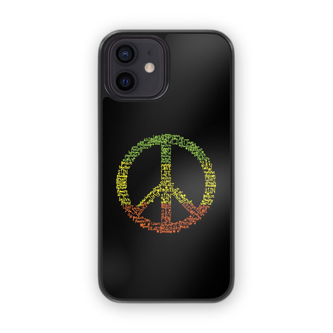 Symbol of Peace Glass iPhone Case for iPhone 12 | Macmerise