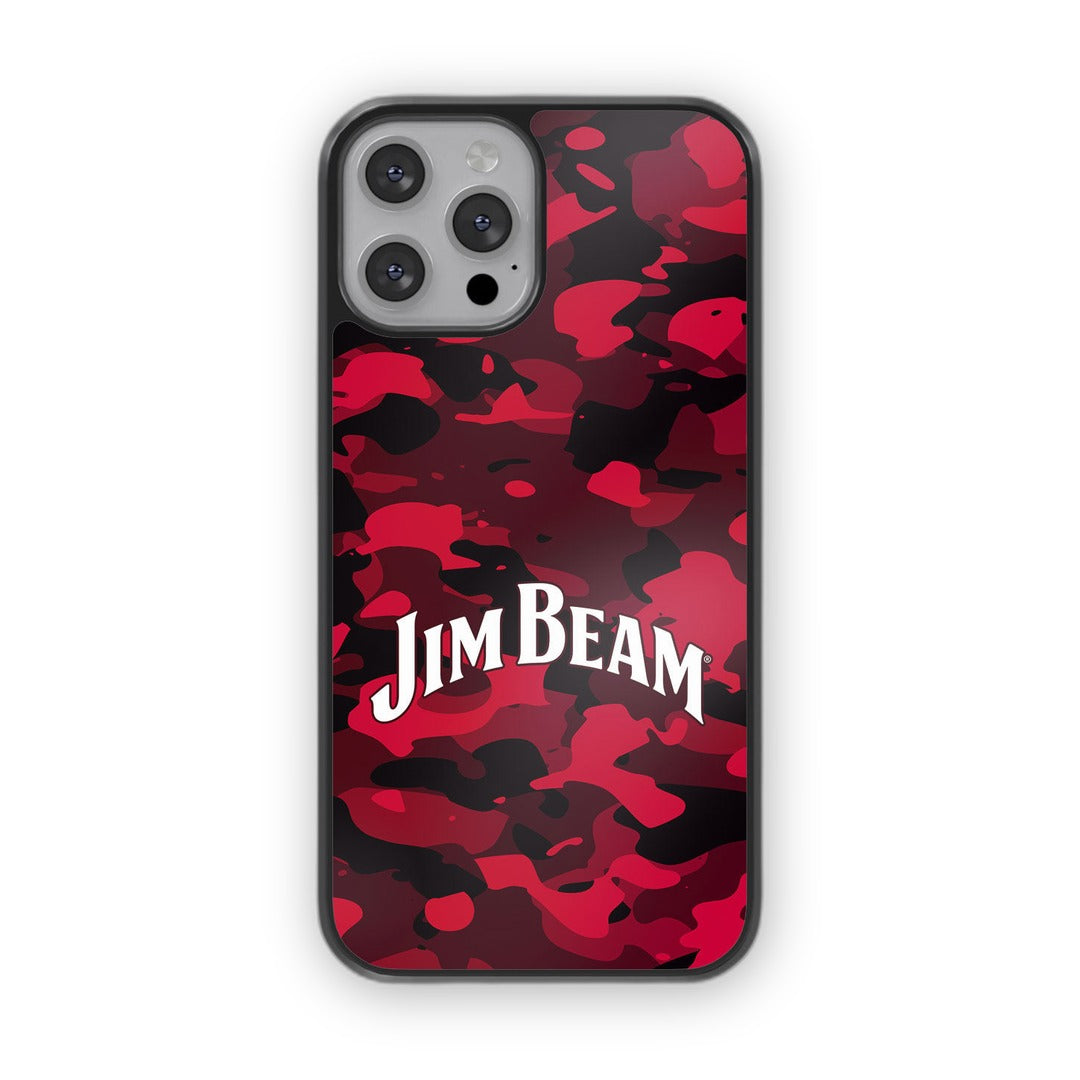 Jim Beam Camo Red Glass iPhone Case for iPhone 13 Pro | Macmerise
