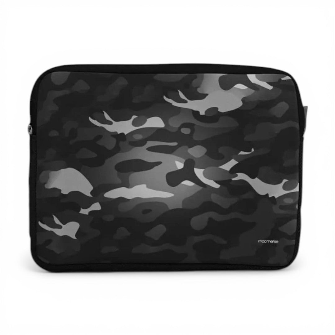 Camo Gunmetal Grey Laptop Sleeve 15 Inches | Macmerise