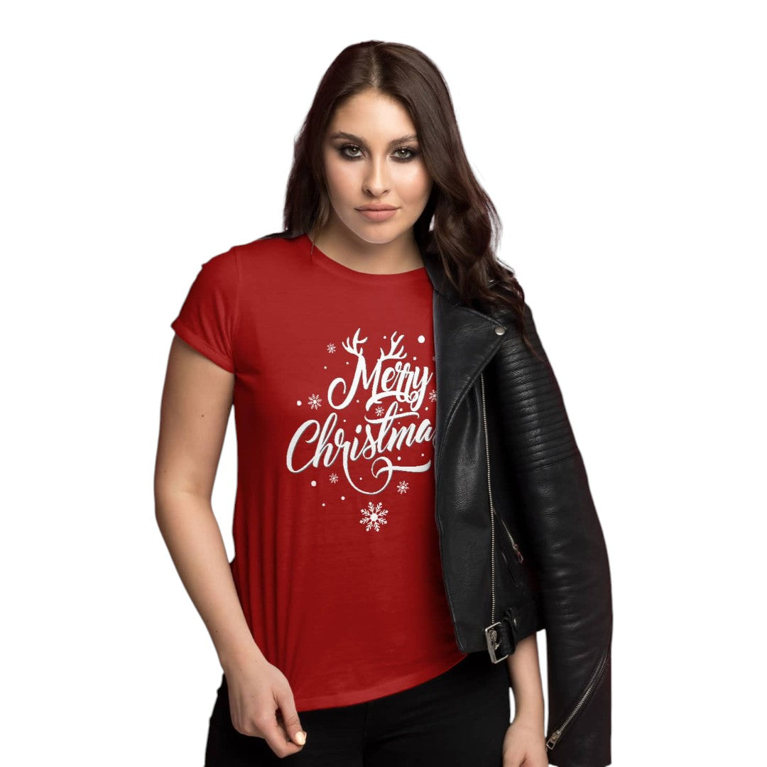 Merrychristmas Womens T-Shirt | Macmerise