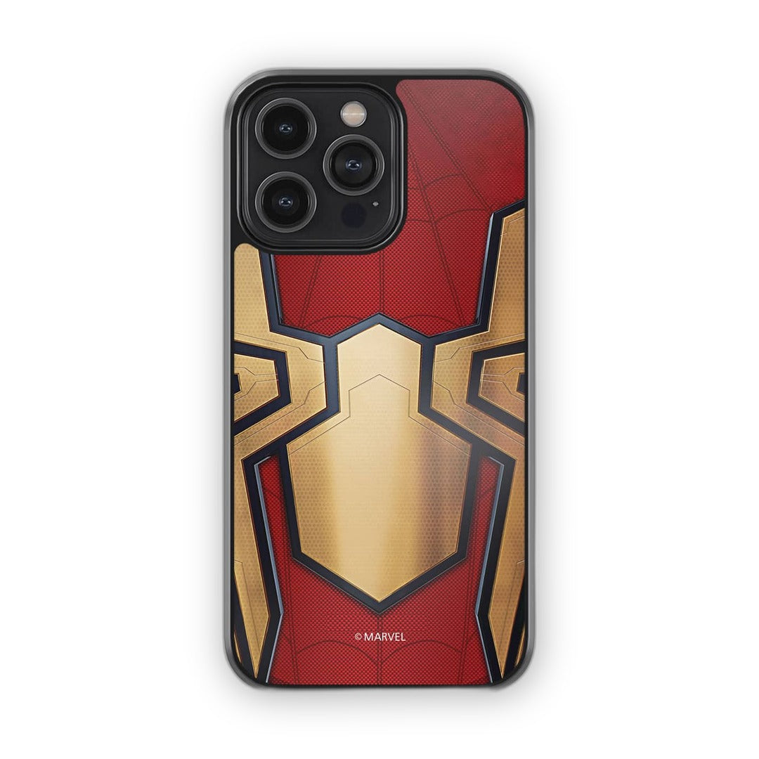 Integrated Spider Logo Glass iPhone Case for iPhone 14 Pro Max | Macmerise
