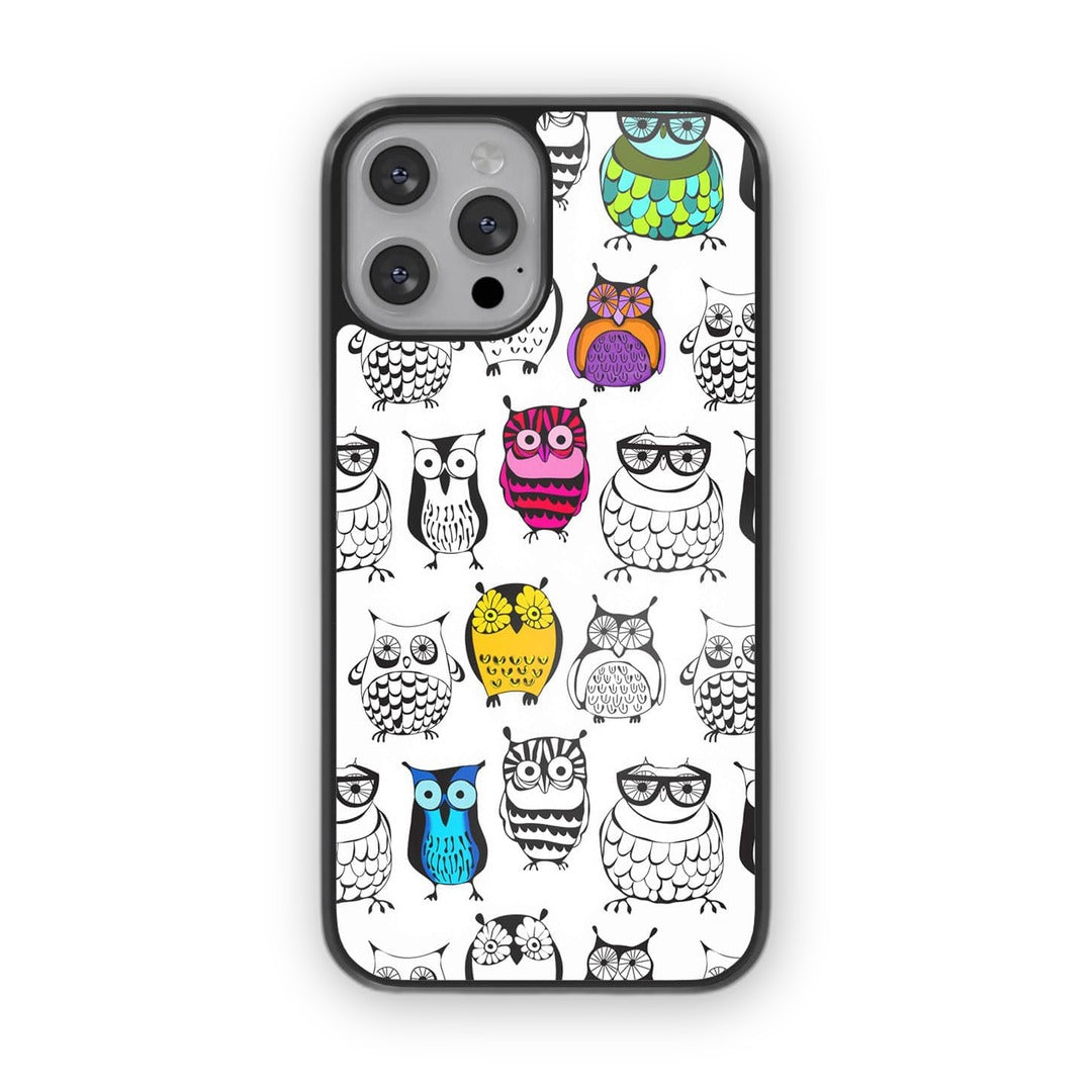 Owl Art Glass iPhone Case for iPhone 13 Pro | Macmerise