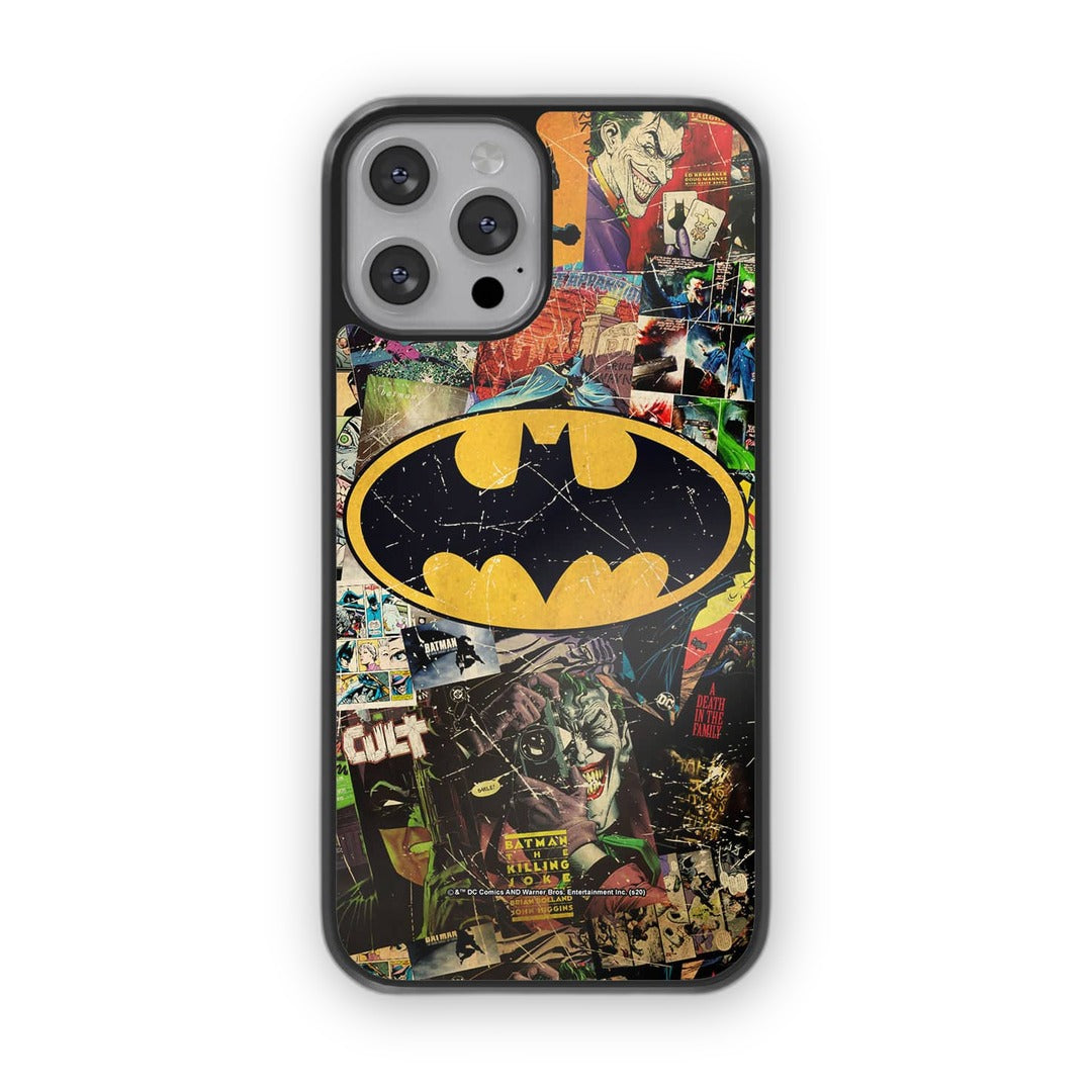 Comic Bat Glass iPhone Case for iPhone 13 Pro | Macmerise