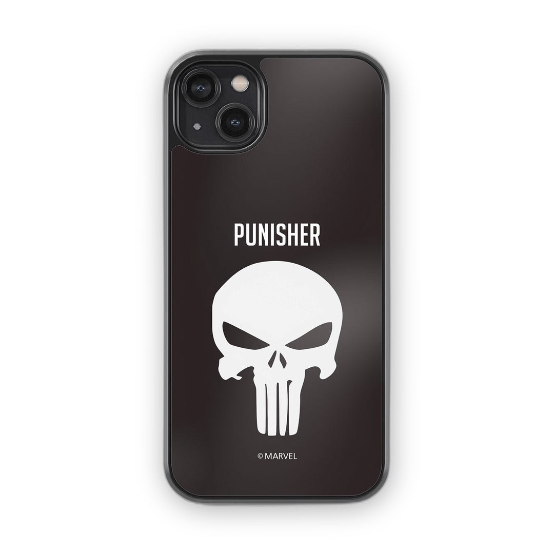 Punisher Symbol Glass iPhone Case for iPhone 14 Plus | Macmerise