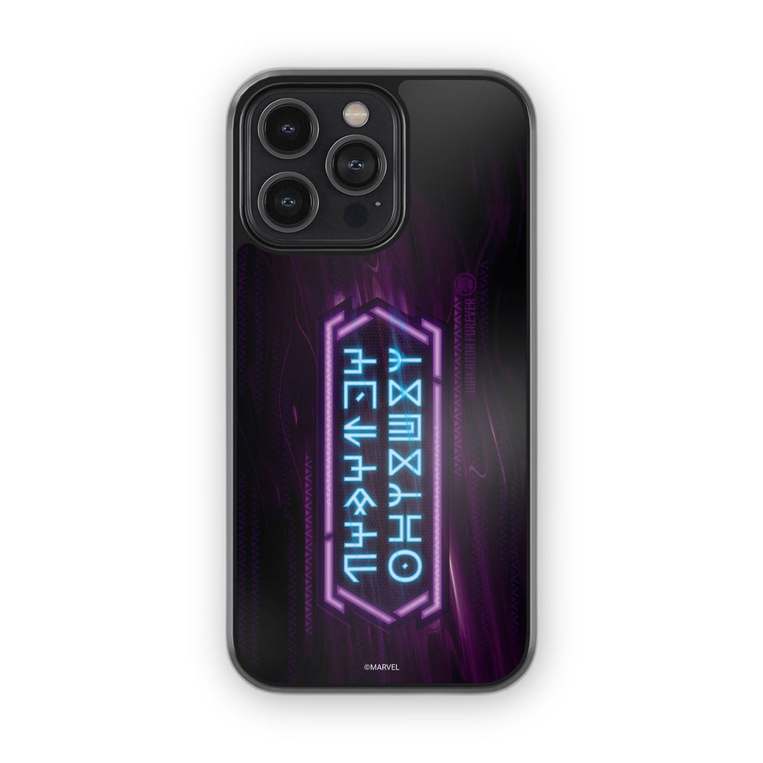 Wakanda Forever Script Glass iPhone Case for iPhone 14 Pro Max | Macmerise