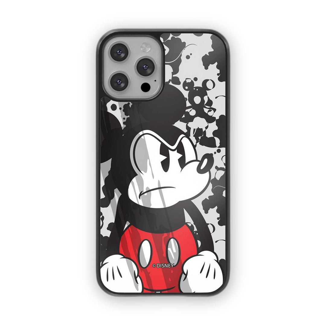 Grumpy Mickey Glass iPhone Case for iPhone 12 Pro | Macmerise