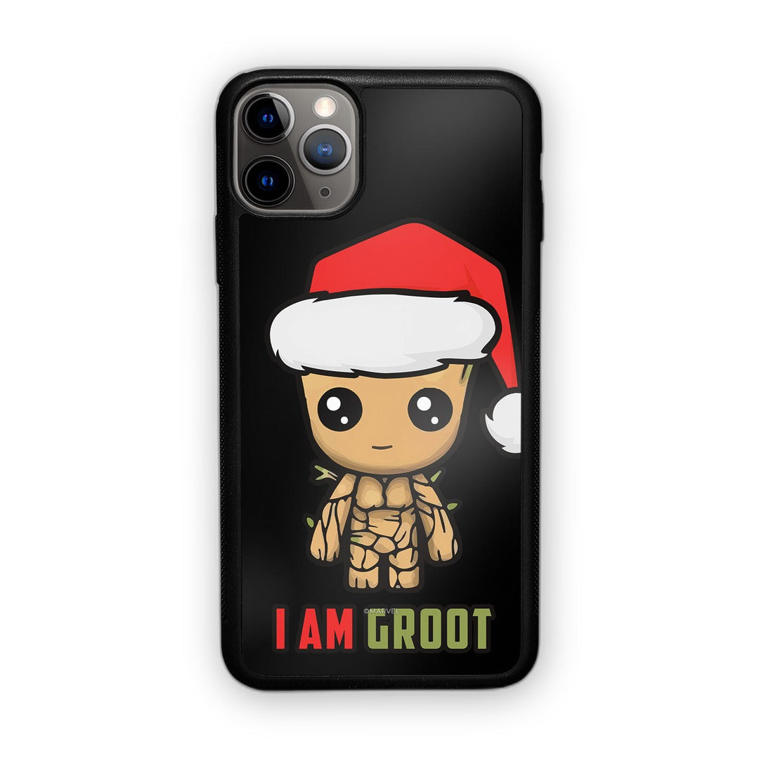 Groot Santa Glass iPhone Case for iPhone 11 Pro Max | Macmerise