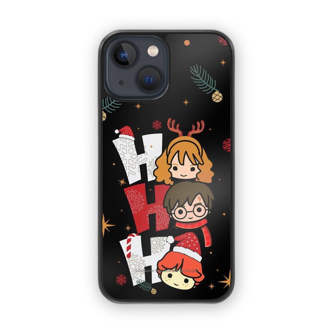 Harry Potter Ho Ho Ho Glass iPhone Case for iPhone 13 Mini | Macmerise