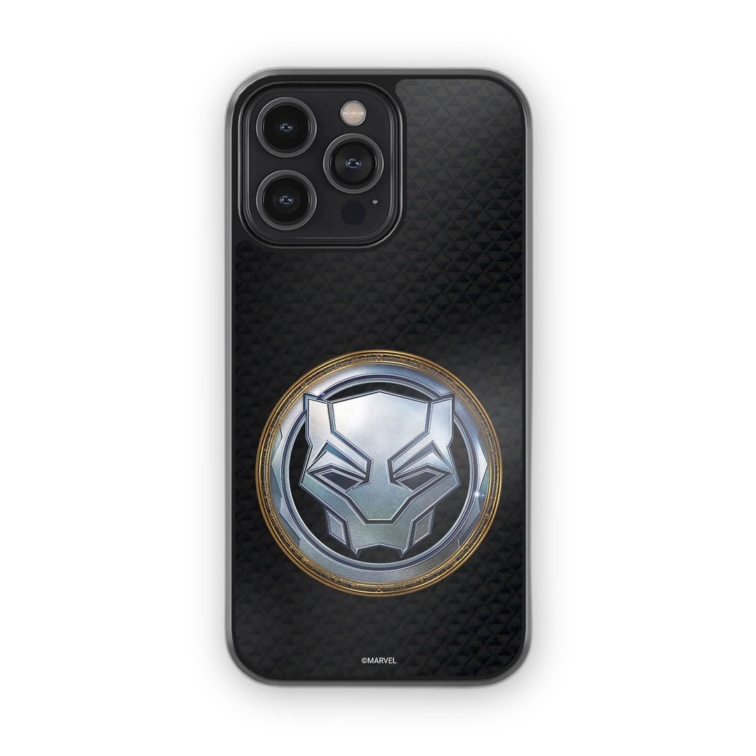 Wakanda Forever Vibranium Gold Glass iPhone Case for iPhone 14 Pro Max | Macmerise
