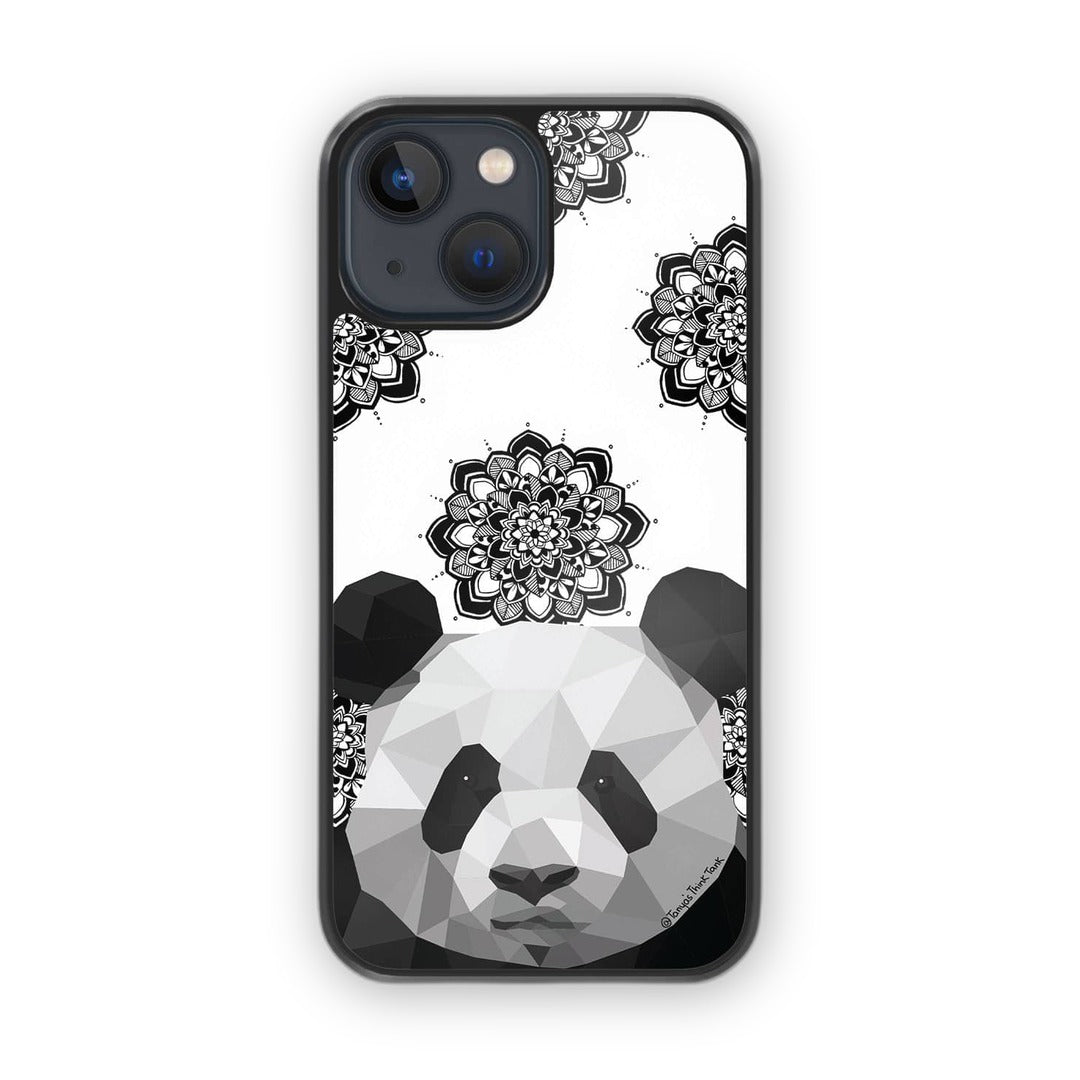 Panda Poly Glass iPhone Case for iPhone 13 Mini | Macmerise