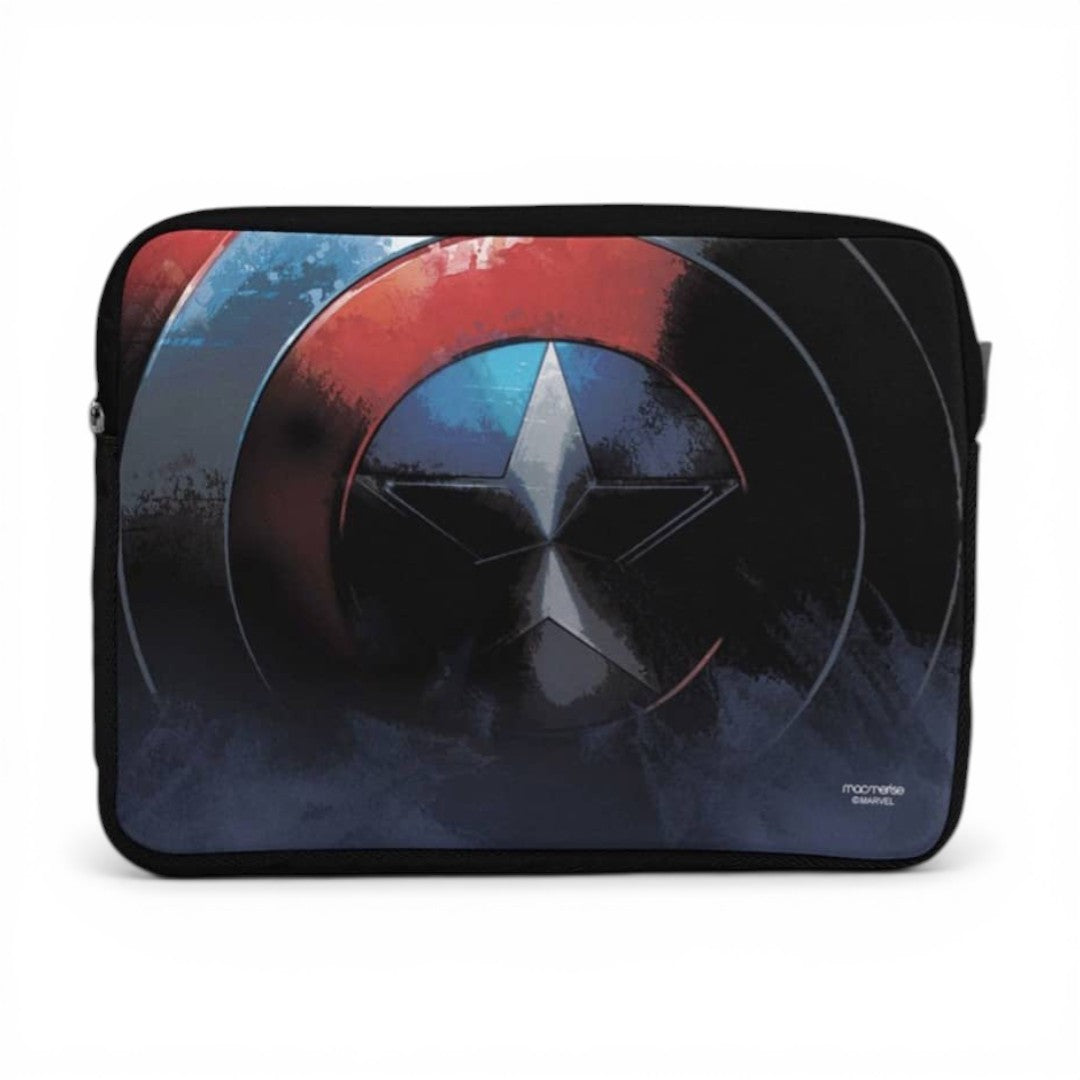 Grunge Cap Shield Laptop Sleeve 13 Inches | Macmerise