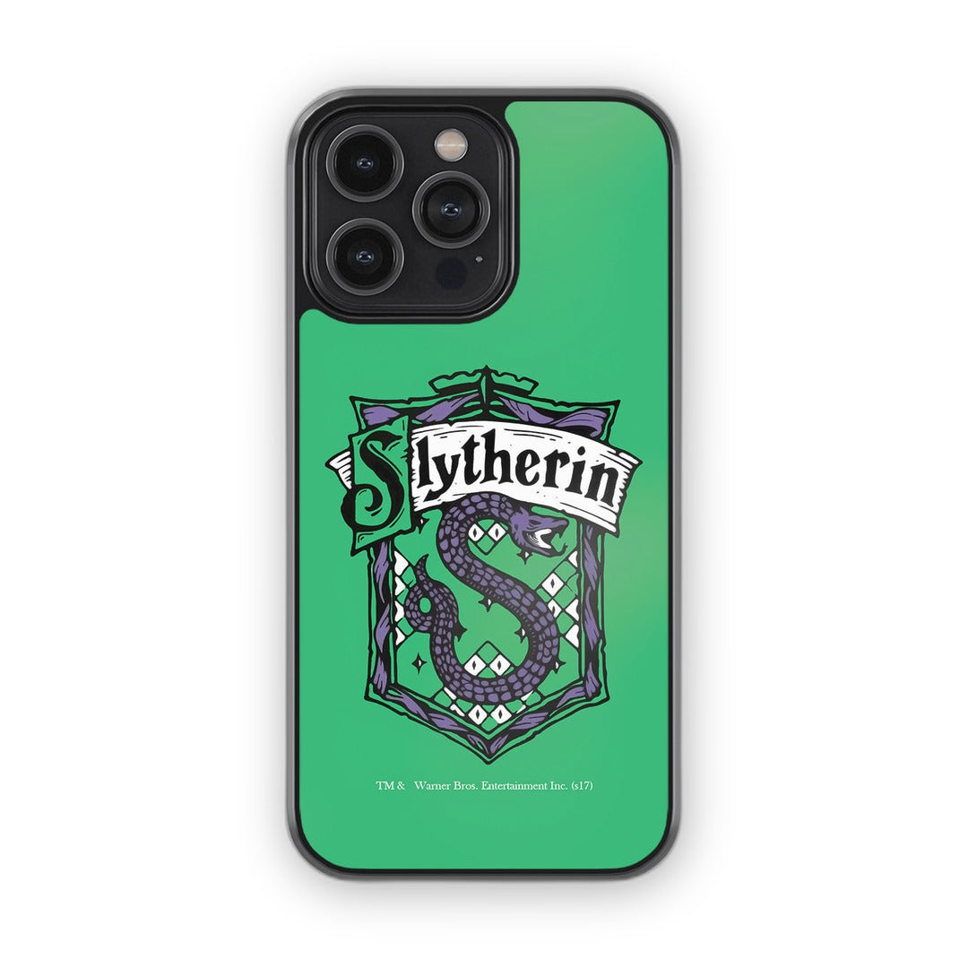 Crest Slytherin Glass iPhone Case for iPhone 14 Pro Max | Macmerise