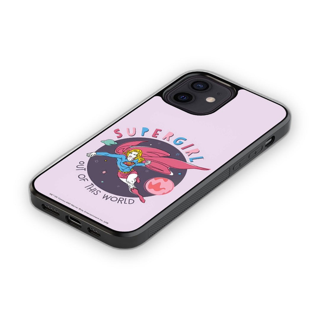 Supergirl Out of the World Glass iPhone Case for iPhone 12 | Macmerise