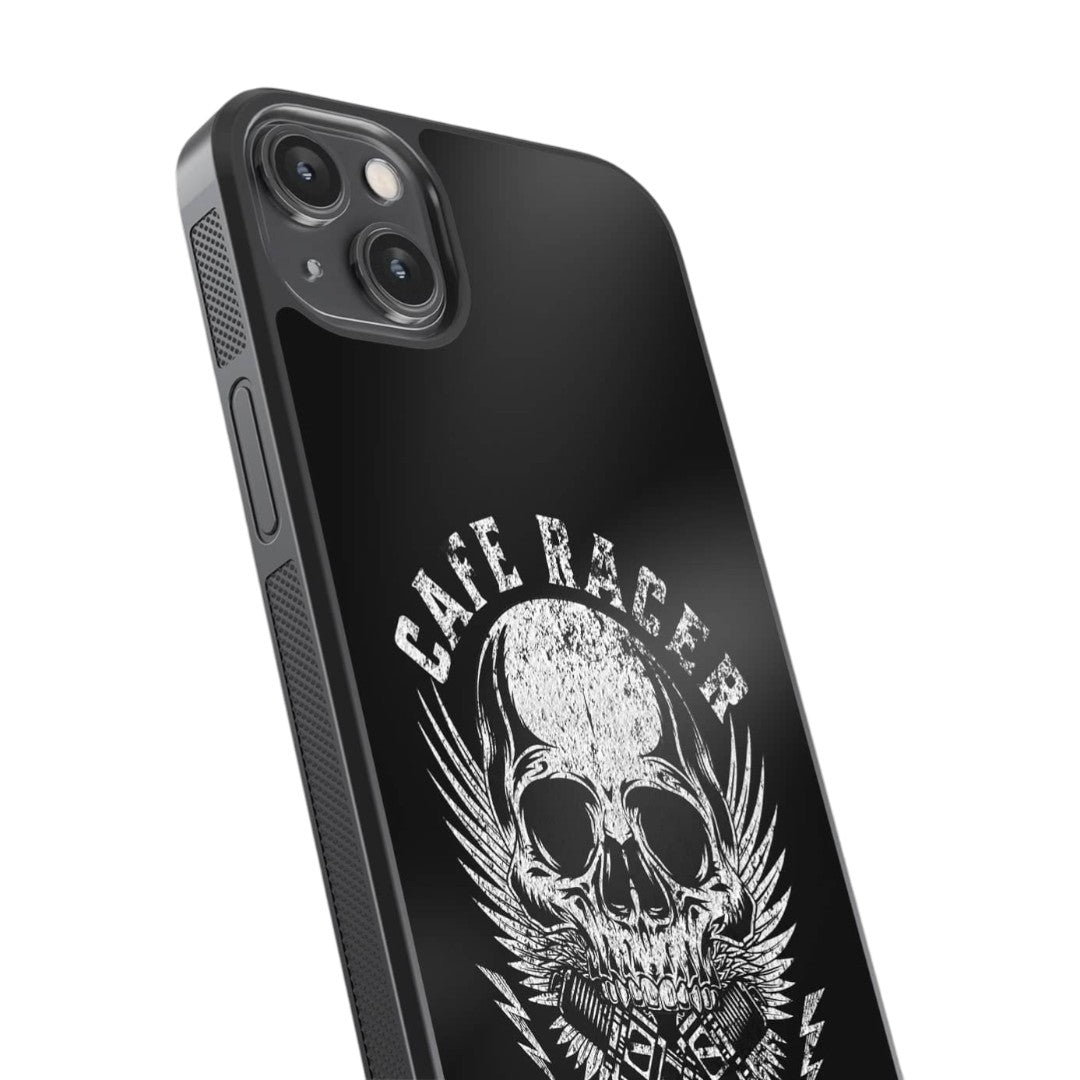 Skull Rider Glass iPhone Case for iPhone 14 Plus | Macmerise