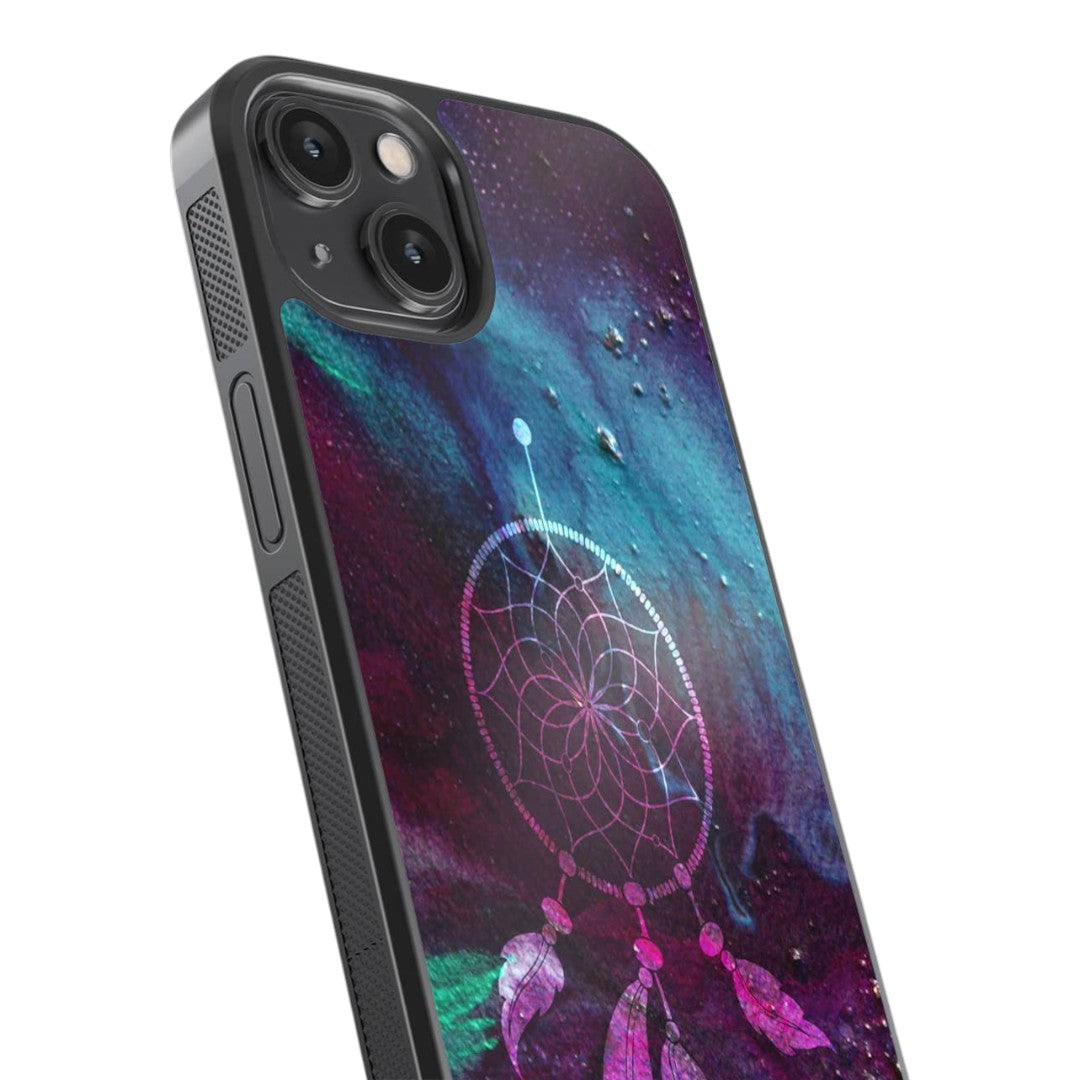 Dream Catcher Galaxy Glass iPhone Case for iPhone 14 | Macmerise