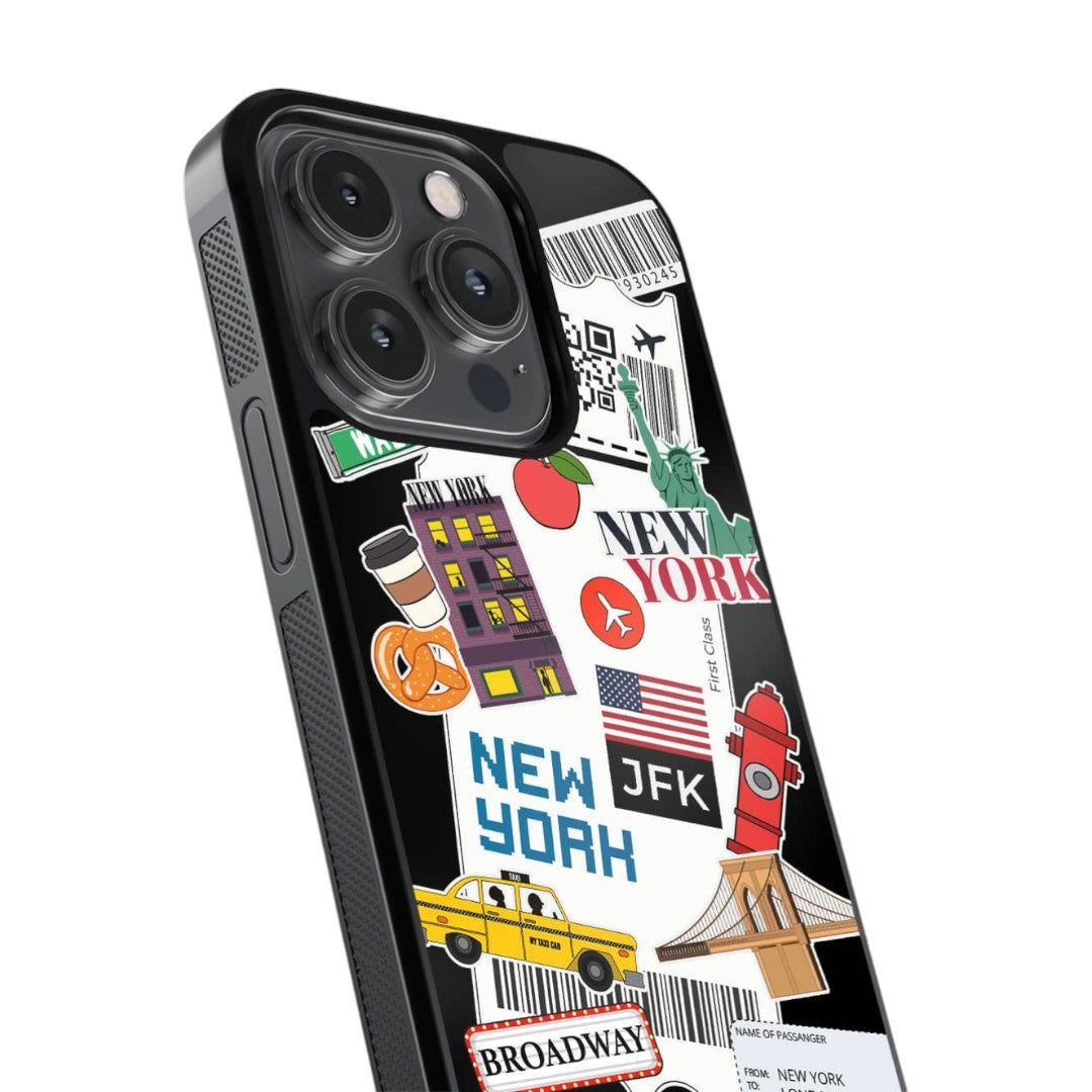 New York Nexus Glass iPhone Case for iPhone 14 Pro | Macmerise