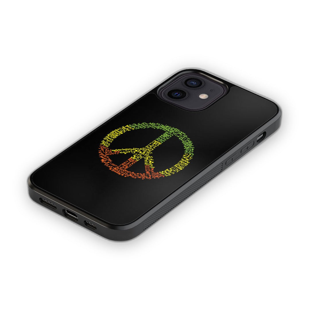 Symbol of Peace Glass iPhone Case for iPhone 12 | Macmerise