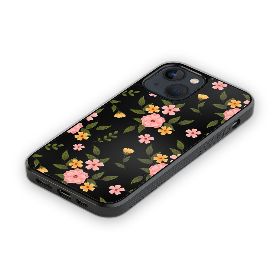 Sk Periwinkle Black Glass iPhone Case for iPhone 13 Mini | Macmerise