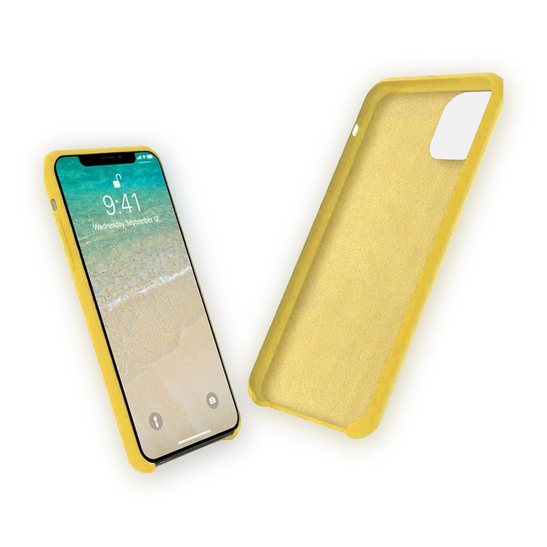 Basics iPhone 11 Pro Max Silicone Case Yellow | Macmerise