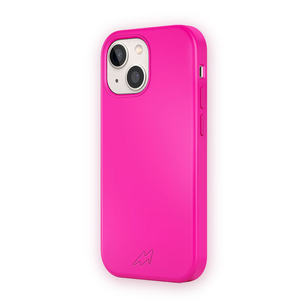 Basics iPhone 13 Mini Silicone Case Fuschia Pink | Macmerise