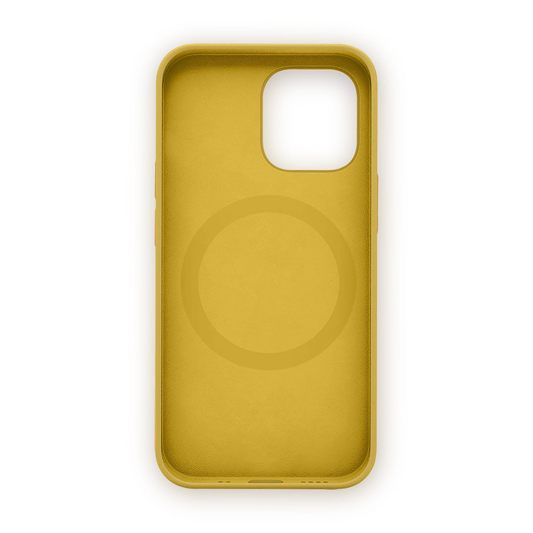 Basics iPhone 12 Silicone Case Yellow | Macmerise