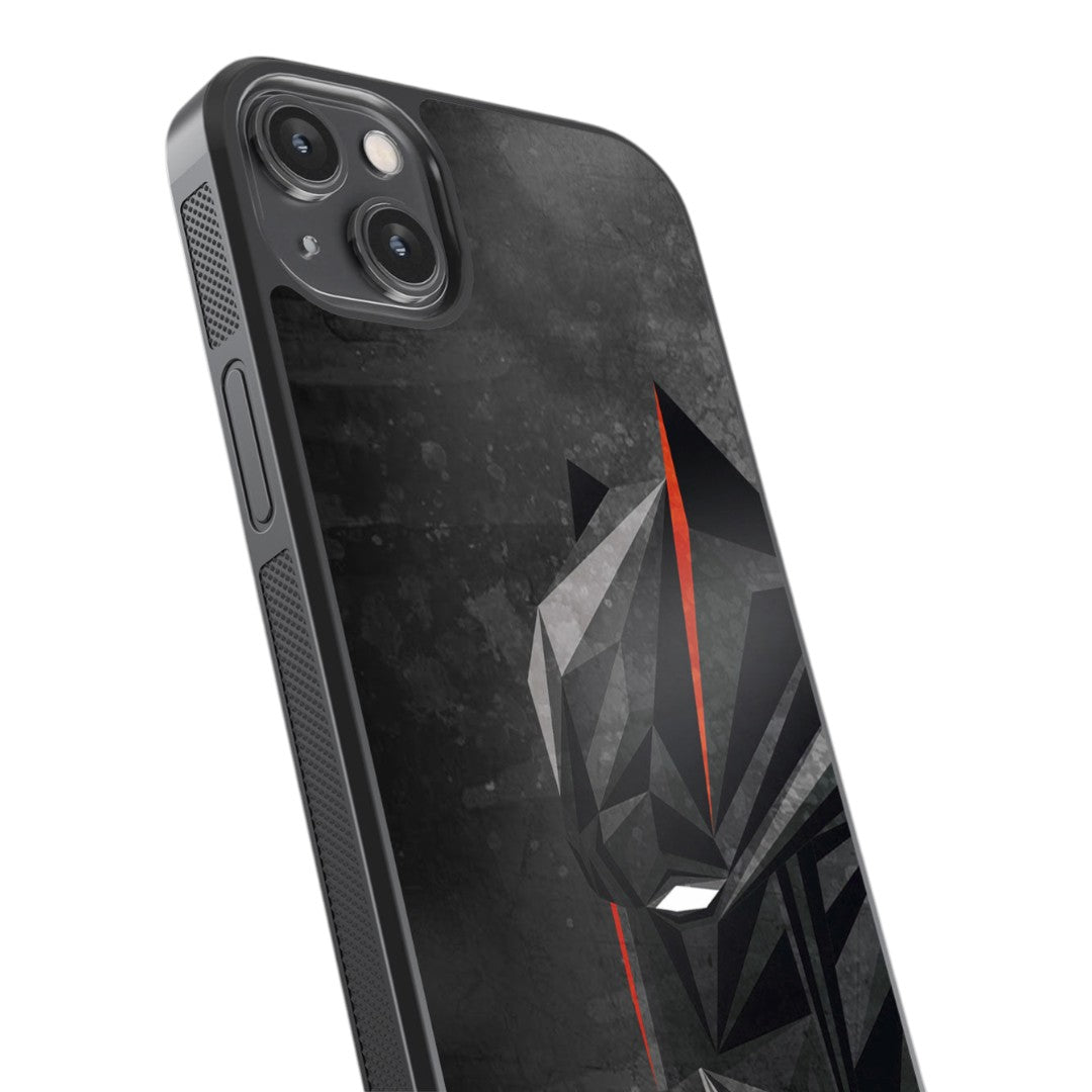 Batman Geometric Glass iPhone Case for iPhone 14 Plus | Macmerise