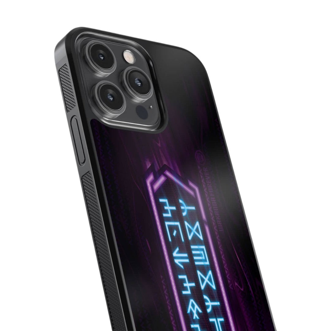 Wakanda Forever Script Glass iPhone Case for iPhone 14 Pro Max | Macmerise