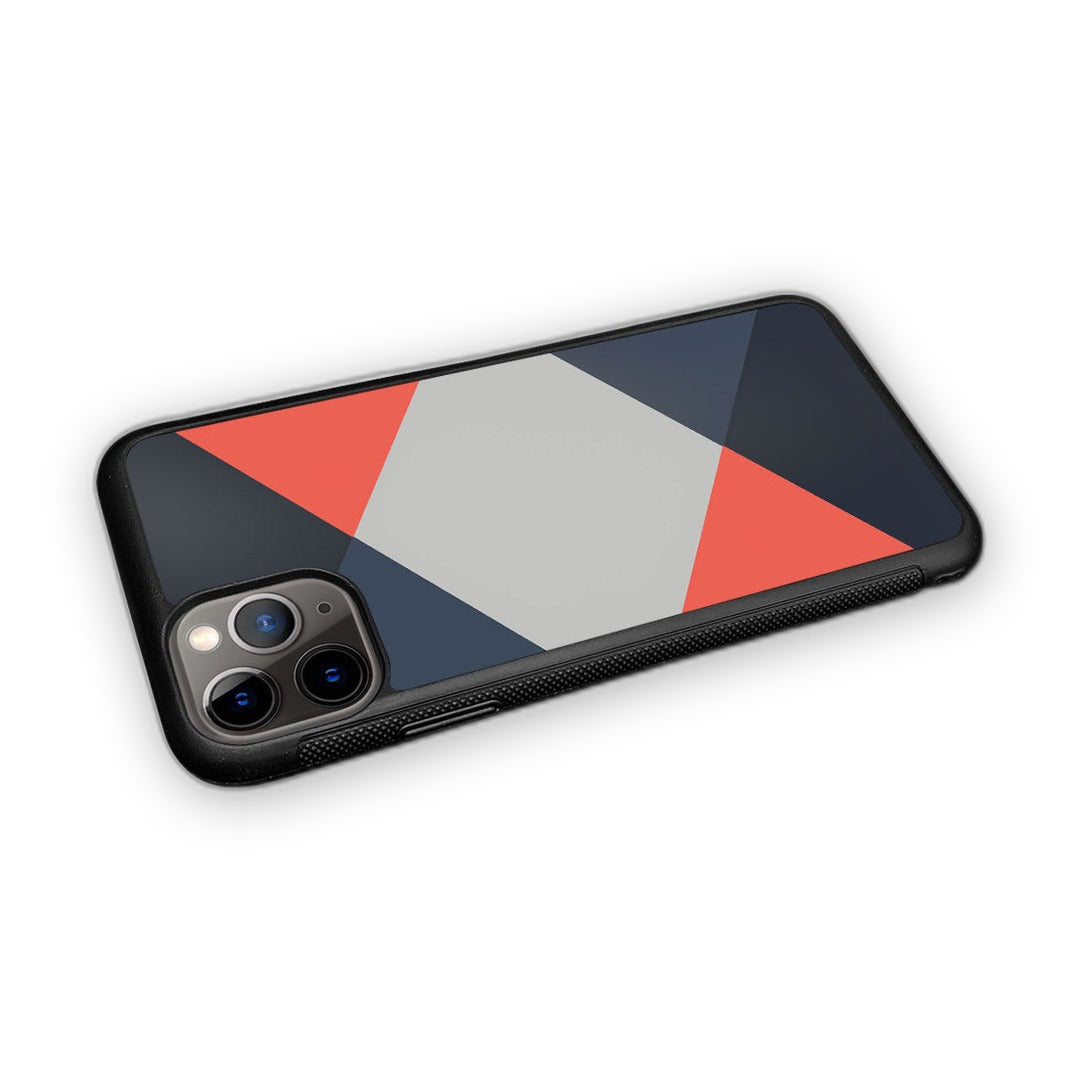 Criss Cross Coral Glass iPhone Case for iPhone 11 Pro Max | Macmerise