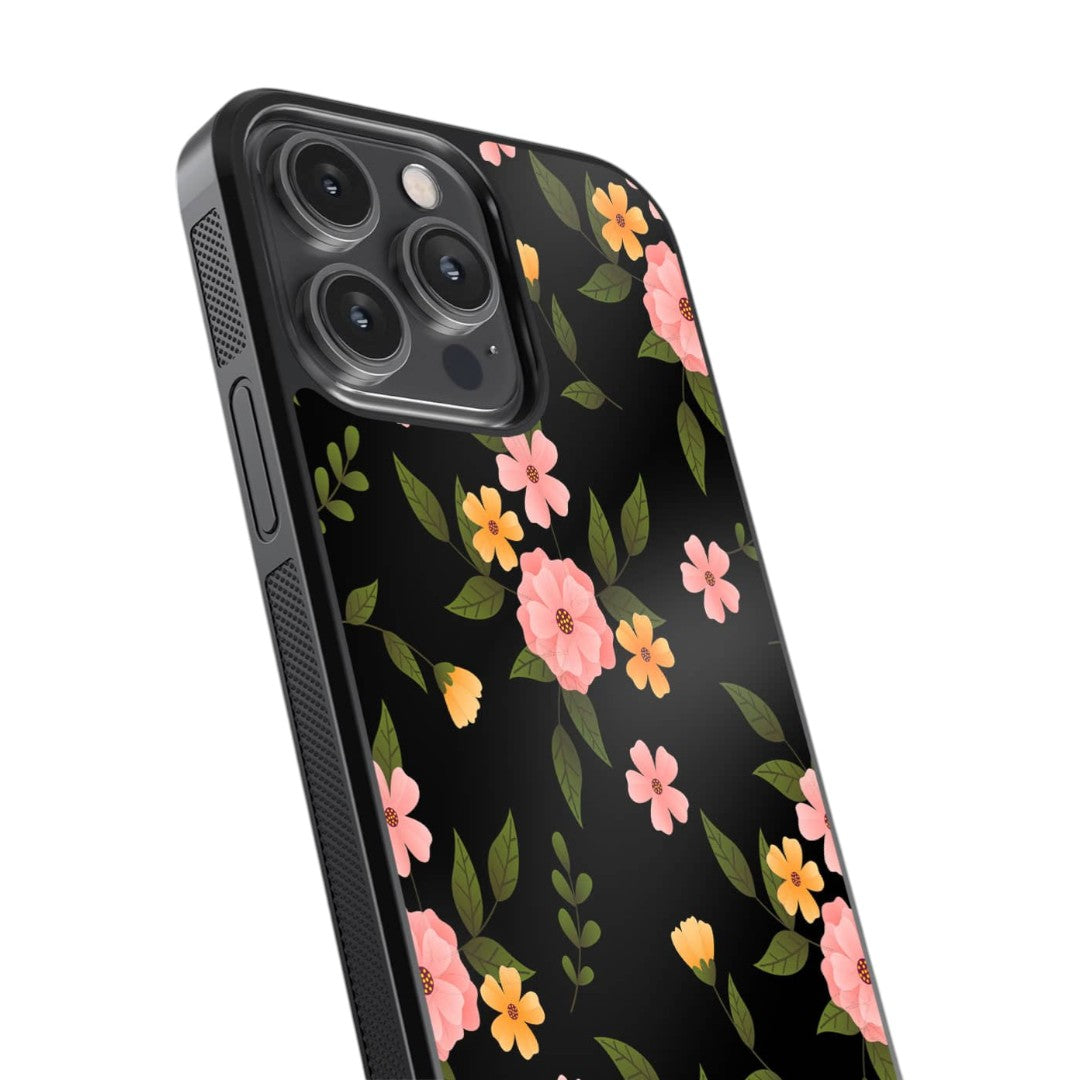 Sk Periwinkle Black Glass iPhone Case for iPhone 14 Pro Max | Macmerise