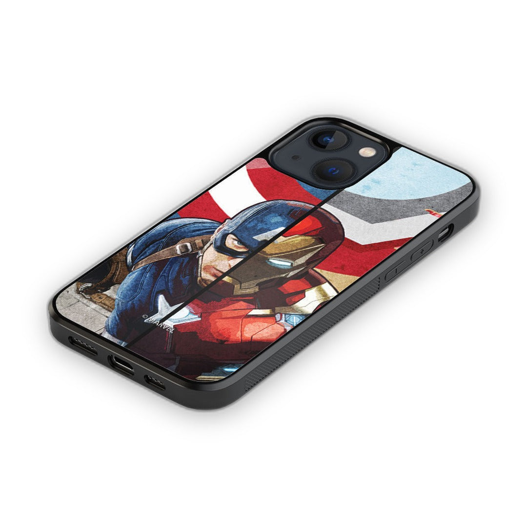 Man Vs Machine Glass iPhone Case for iPhone 13 Mini | Macmerise