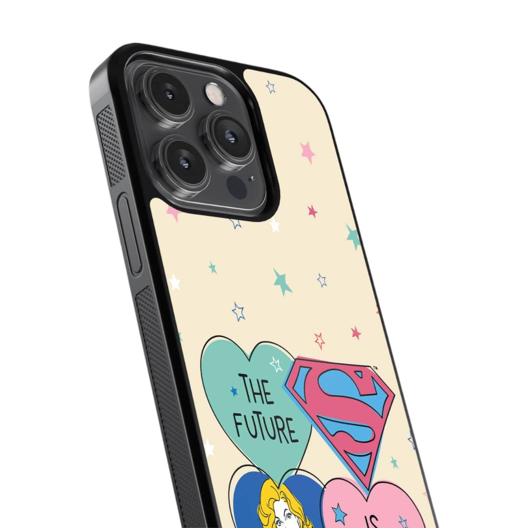 Supergirl Future Glass iPhone Case for iPhone 14 Pro | Macmerise