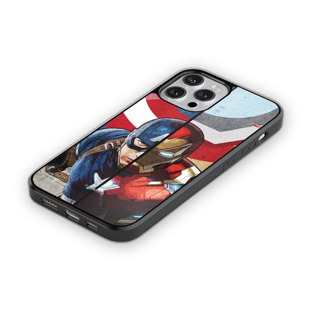 Man Vs Machine Glass iPhone Case for iPhone 13 Pro | Macmerise