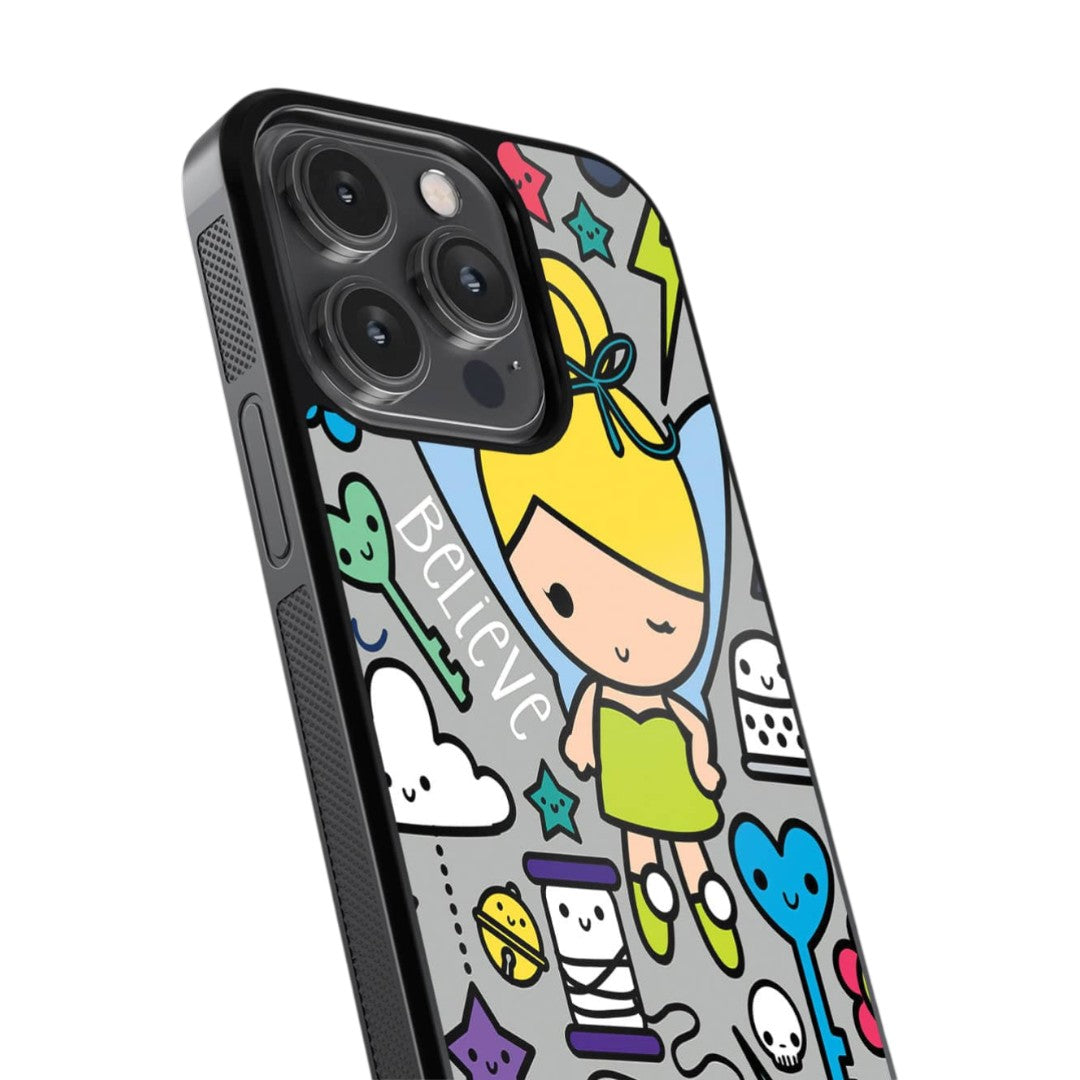 Tinker World Glass iPhone Case for iPhone 14 Pro | Macmerise