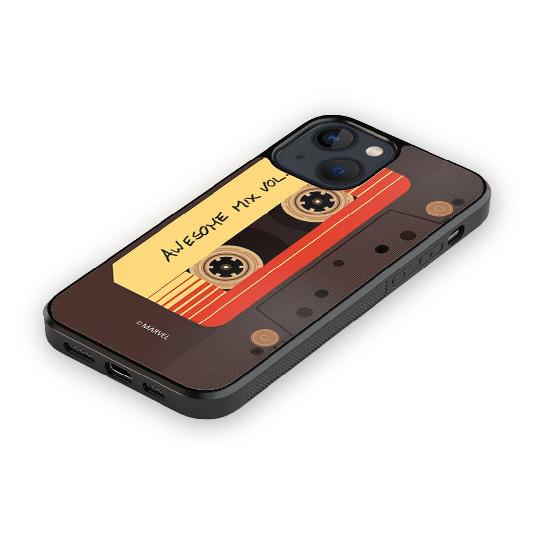 Awesome Mix Tape Glass iPhone Case for iPhone 13 | Macmerise