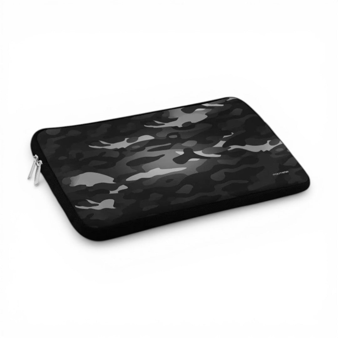 Camo Gunmetal Grey Laptop Sleeve 15 Inches | Macmerise