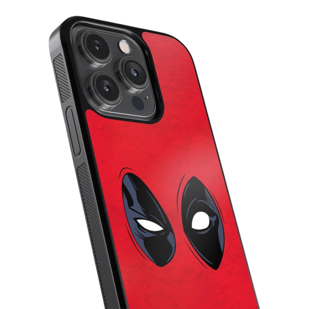 Deadpool Gaze Glass iPhone Case for iPhone 14 Pro | Macmerise