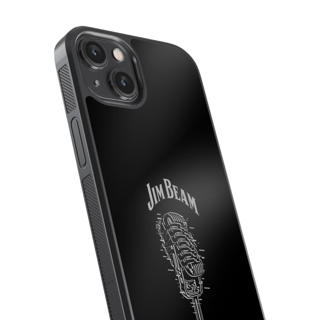 Jim Beam Retro Mic Glass iPhone Case for iPhone 14 | Macmerise