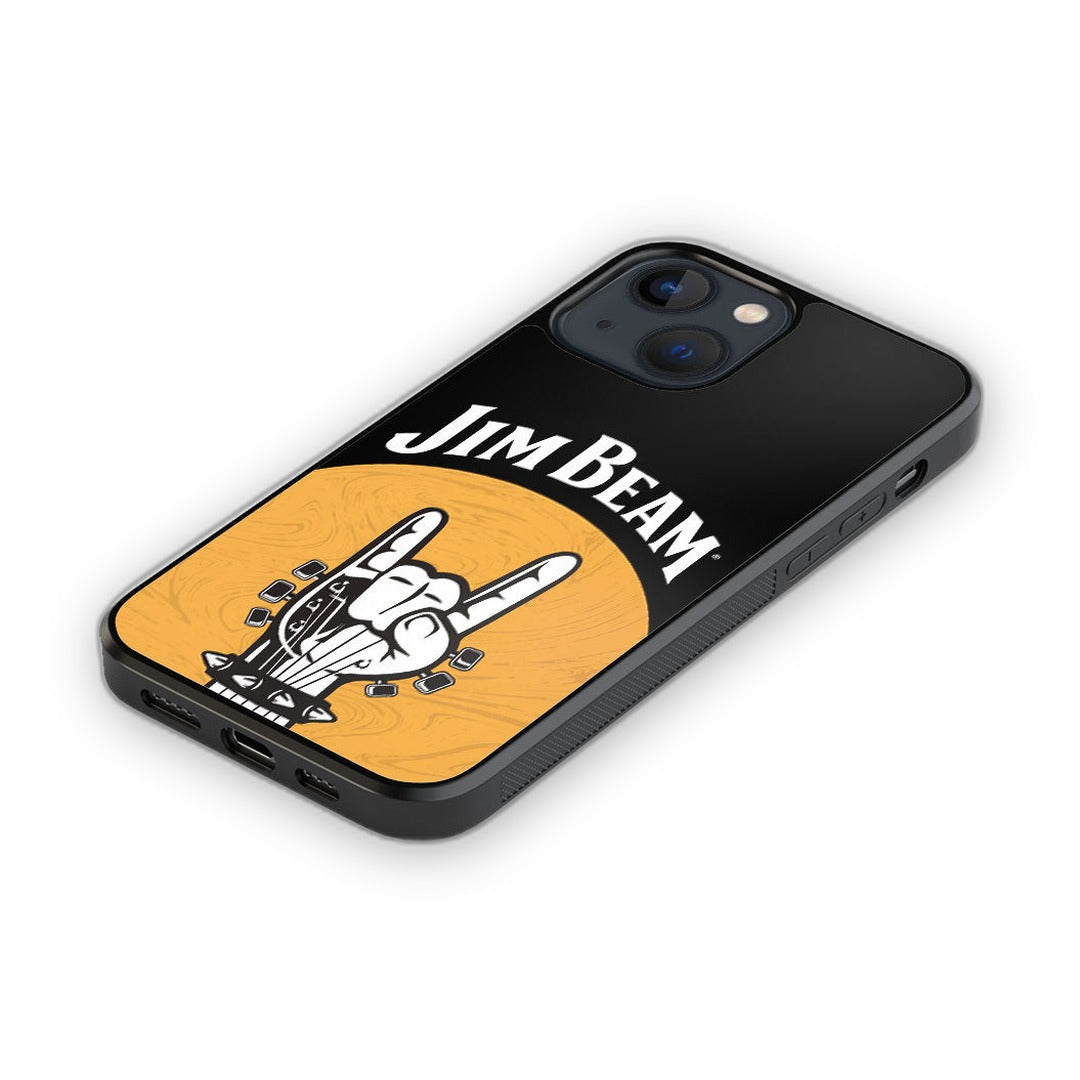 Jim Beam Rock Swag Black Glass iPhone Case for iPhone 13 | Macmerise