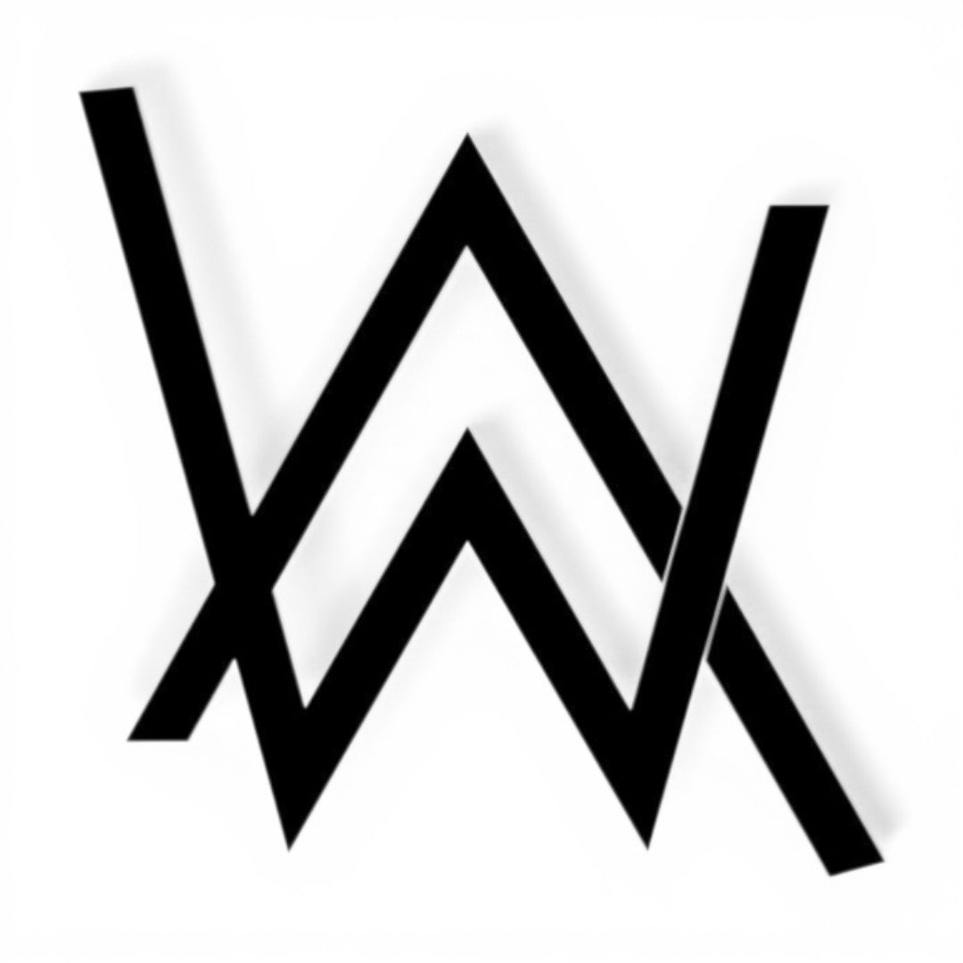Alan Walker Core Logo White T-Shirt - back view | Macmerise